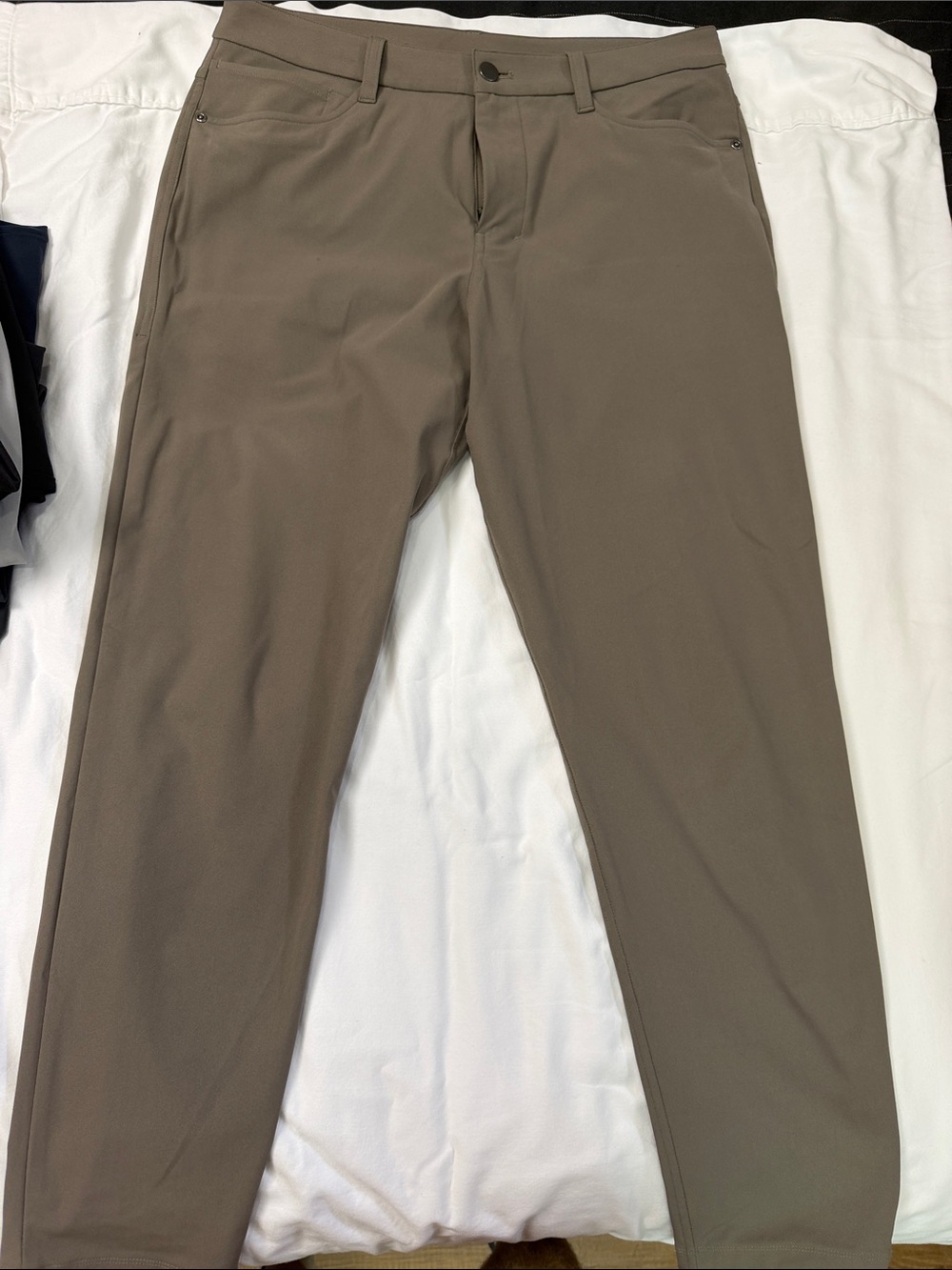 lululemon athletica Men's Taupe Chino-Style Performance Pants